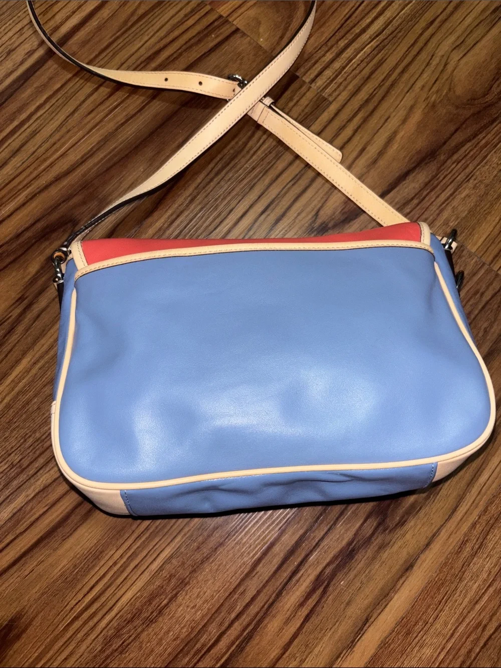 Y2K Coach Park Colorblock Leather Crossbody Bag